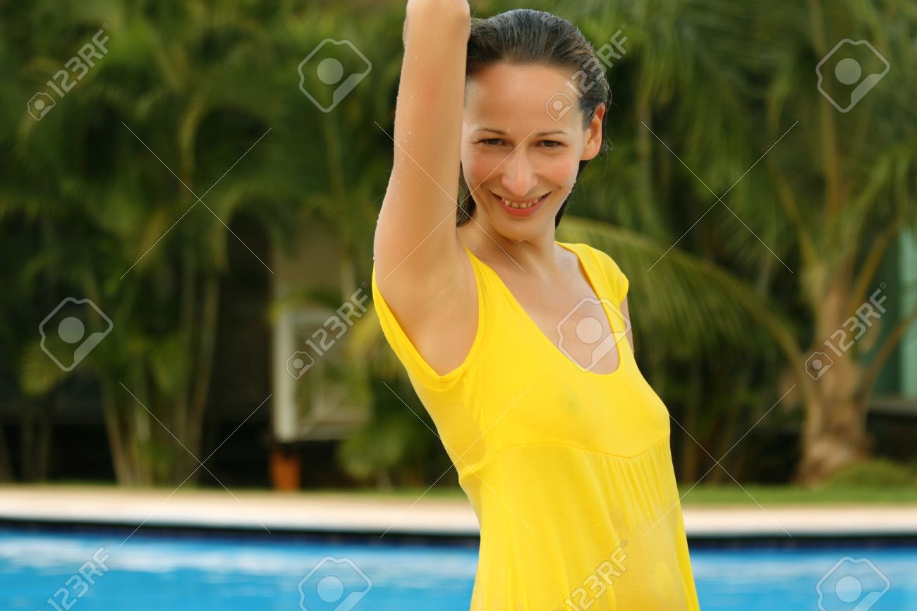 after swimming dress