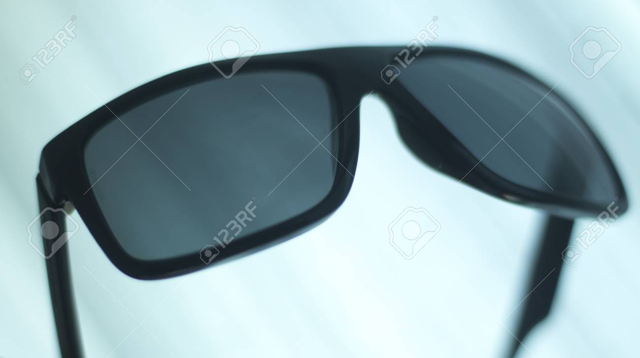 dark tinted sunglasses