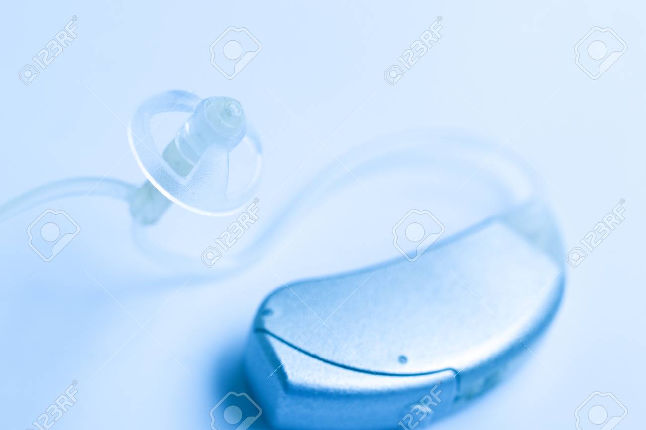 digital modern technology hearing aid device to help the deaf deaf help