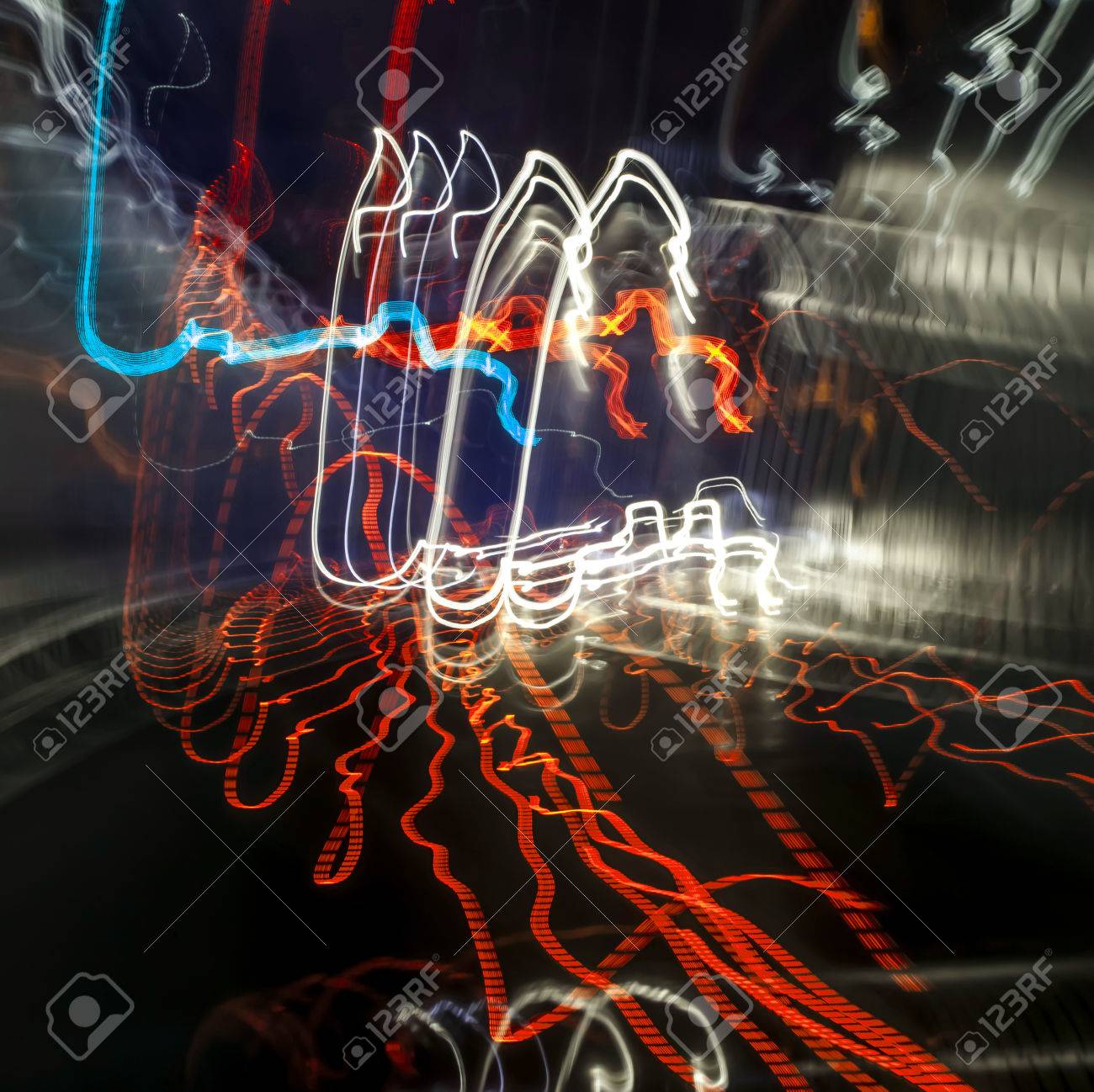 crazy lights background texture blurred random and chaotic