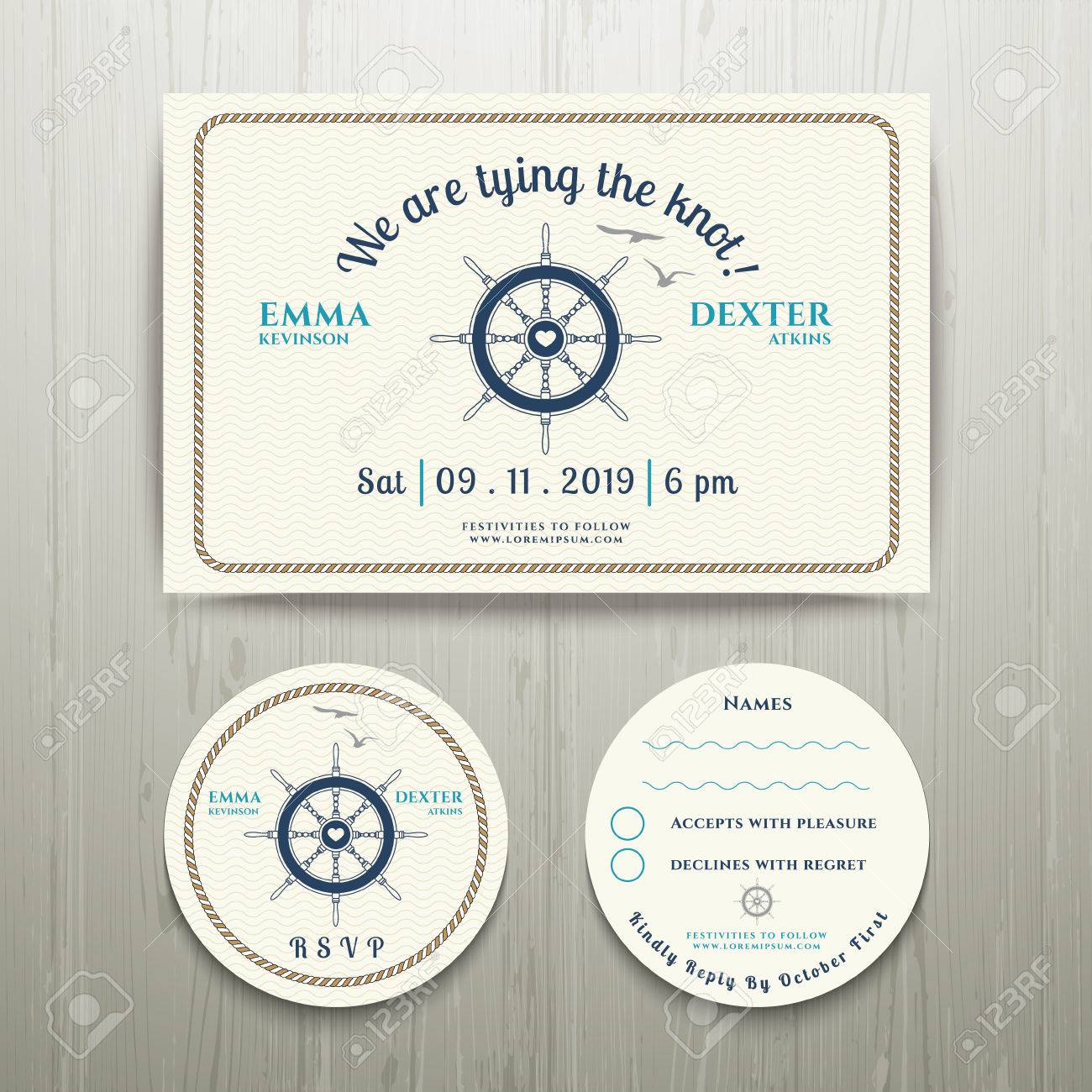 rsvp card template