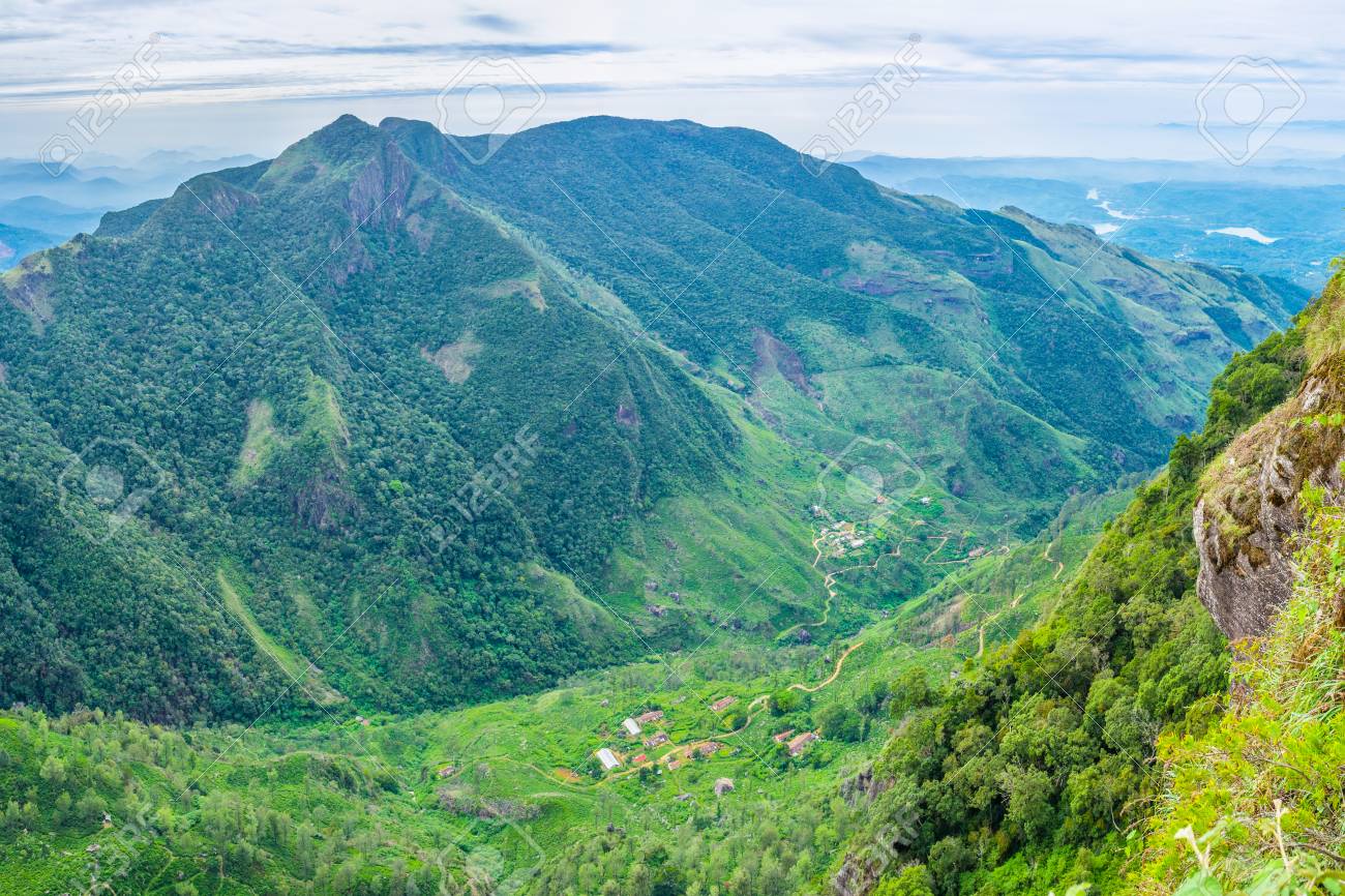 The World S End Viewpoint Is The Biggest Landmark Of The Horton Plains National Park Sri Lanka Stock Photo Picture And Royalty Free Image Image