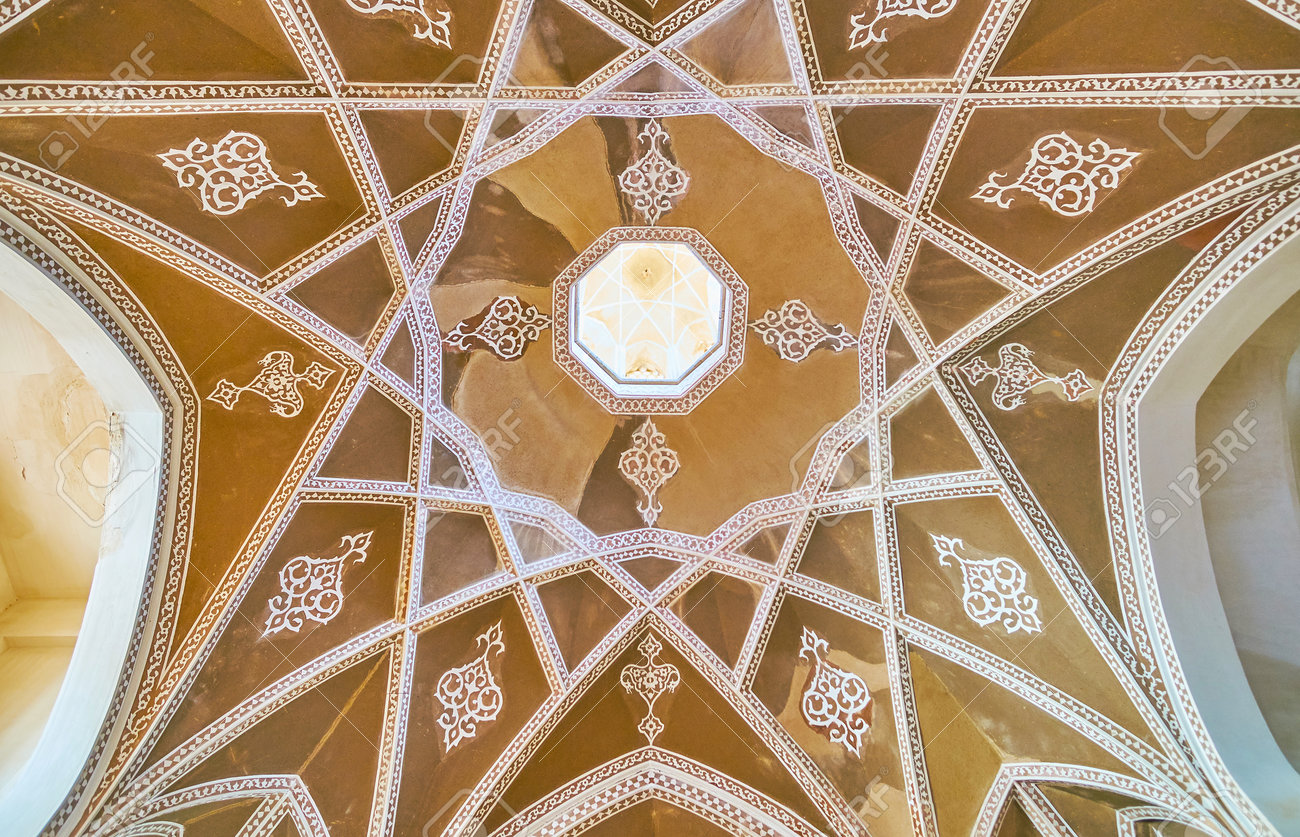 Kashan Iran October 22 2017 The Scenic Dome In The Small