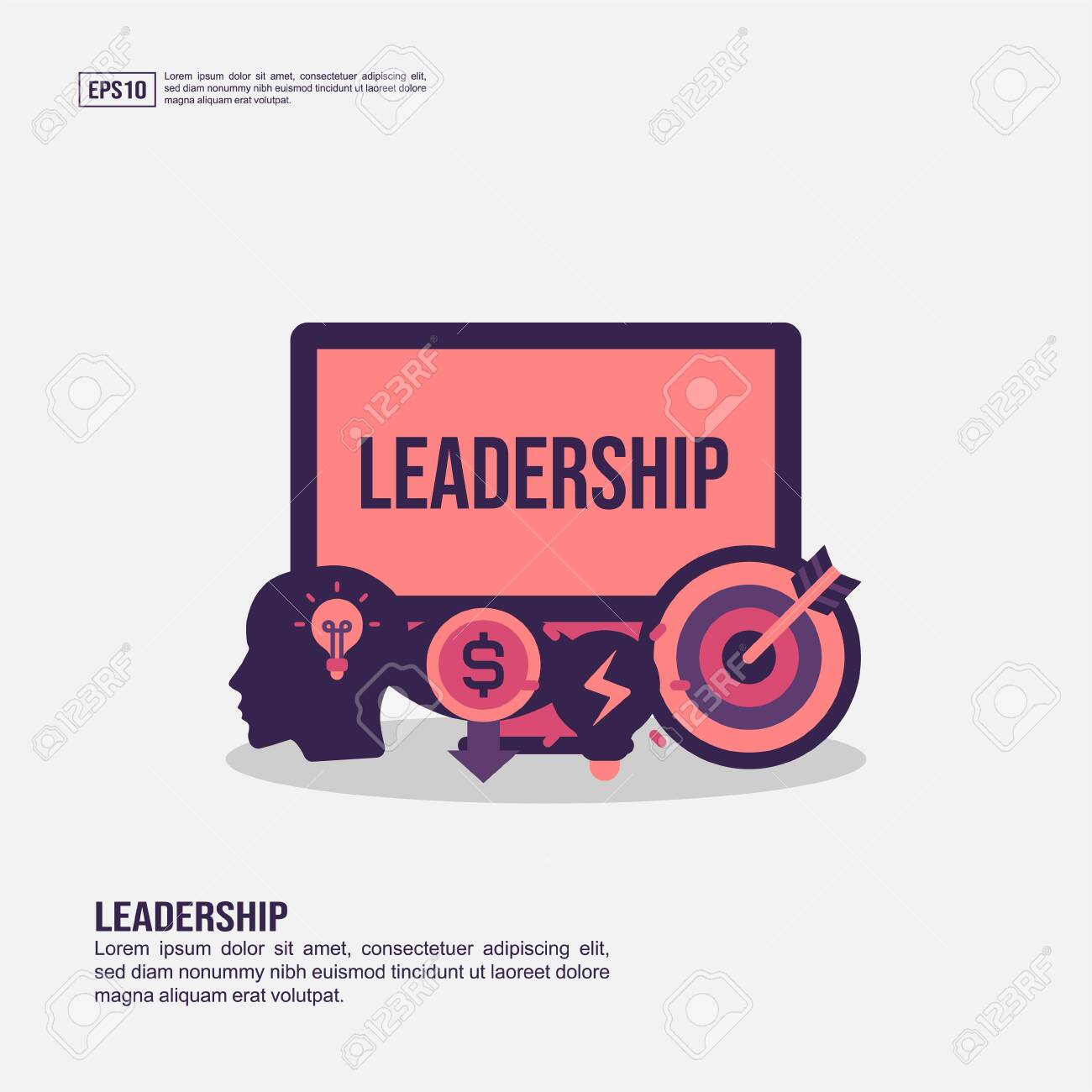 leadership concept for presentation promotion social media leadership presentation