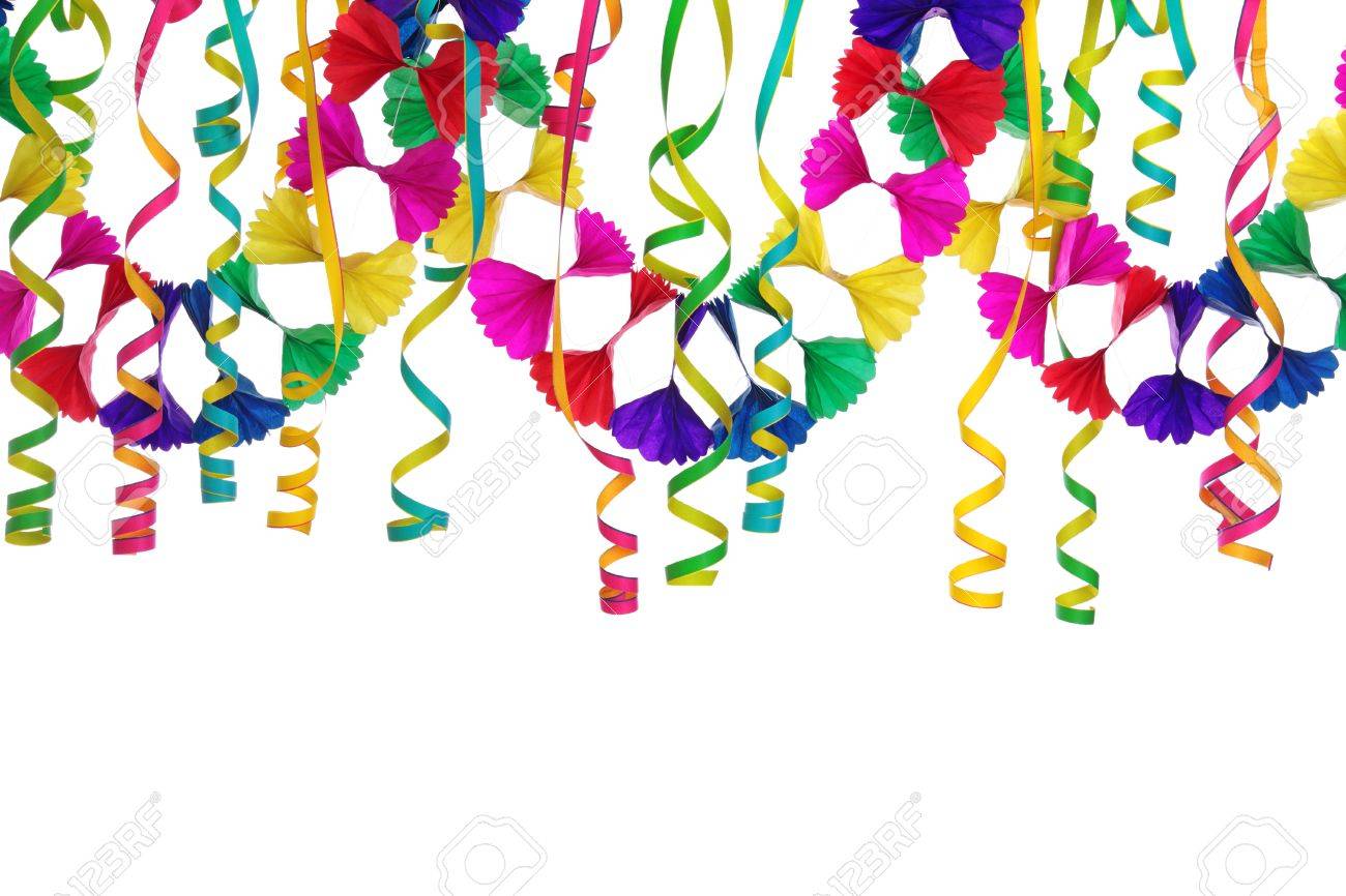 Party decoration isolated on white background - 12009382 Party decoration isolated on white background - 12009382