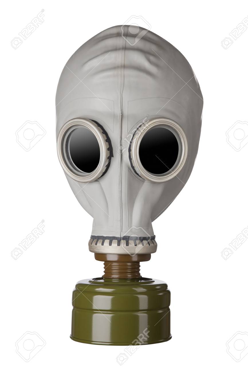 白い背景で隔離のガスマスクの写真素材・画像素材 Image 25369380