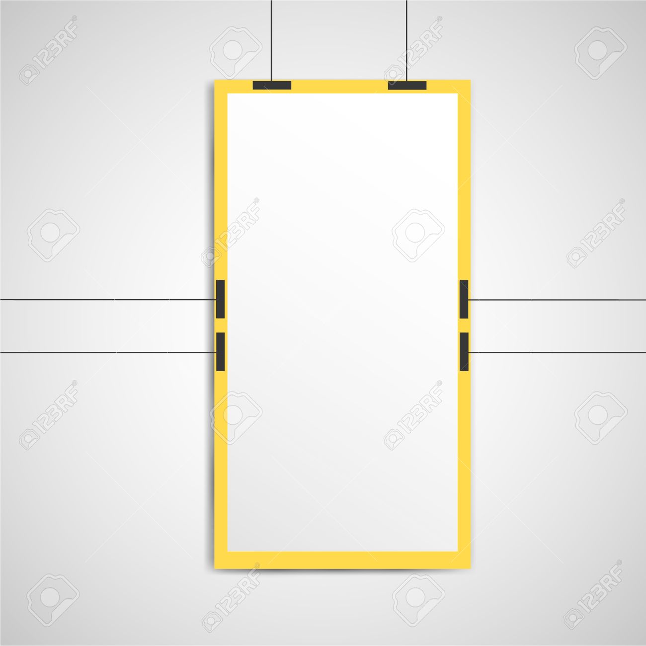 poster mockup template royalty free cliparts vectors and stock