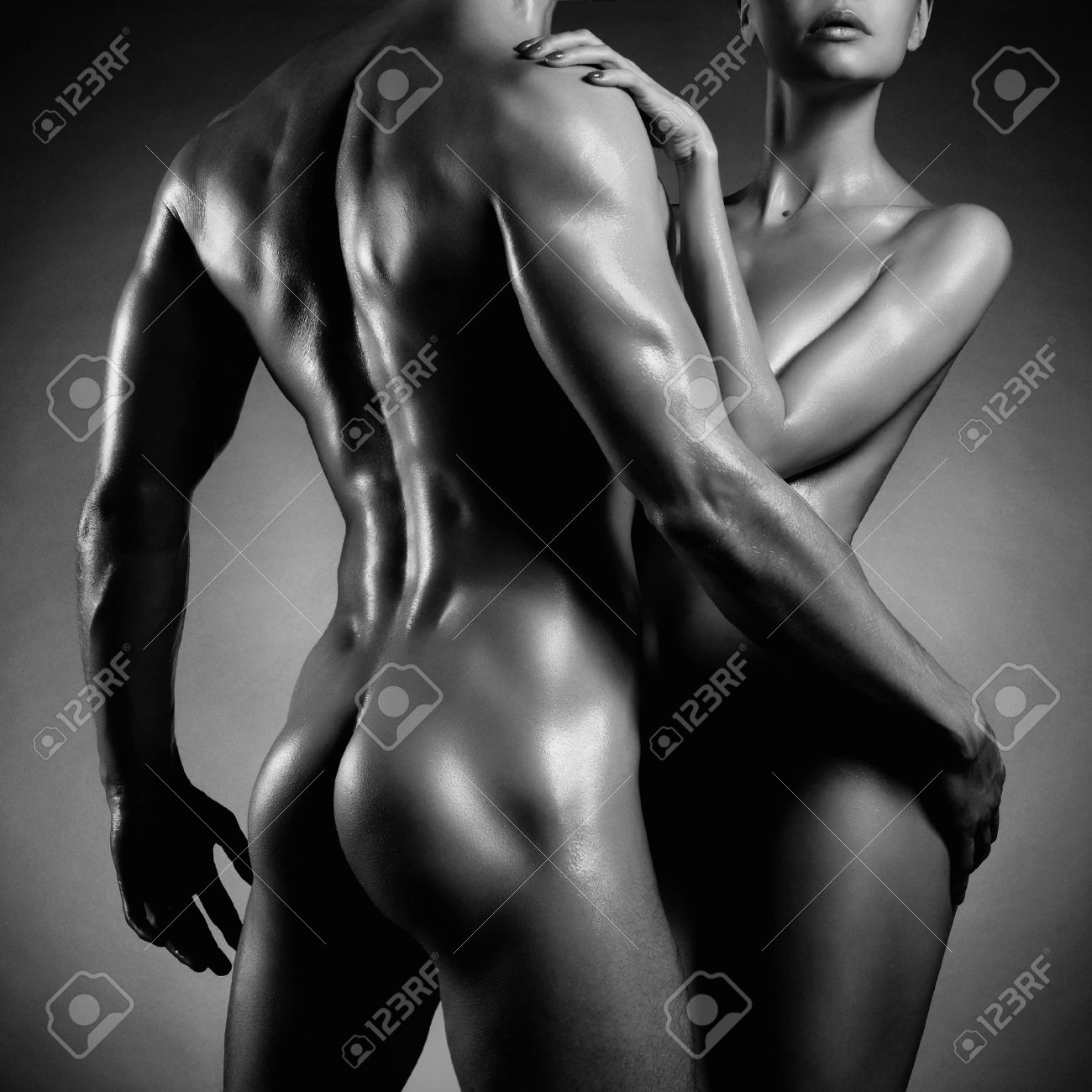 Art Photo Of Nude Sexy Couple In The Tender Passion Stock Photo, Picture  and Royalty Free Image. Image 19361851.