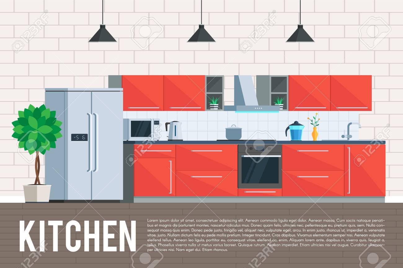 flache möbel ikonen möbel und küchengeräte objekte elemente geräte flache designvektor kücheninnenarchitektur und flache möbel ikonen möbel und küchengeräte objekte elemente geräte flache designvektor kücheninnenarchitektur und