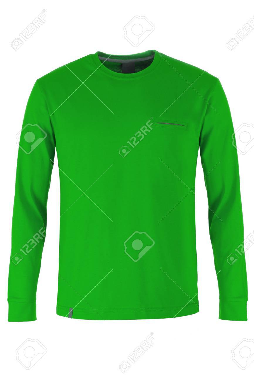 tee shirt vert manche longue