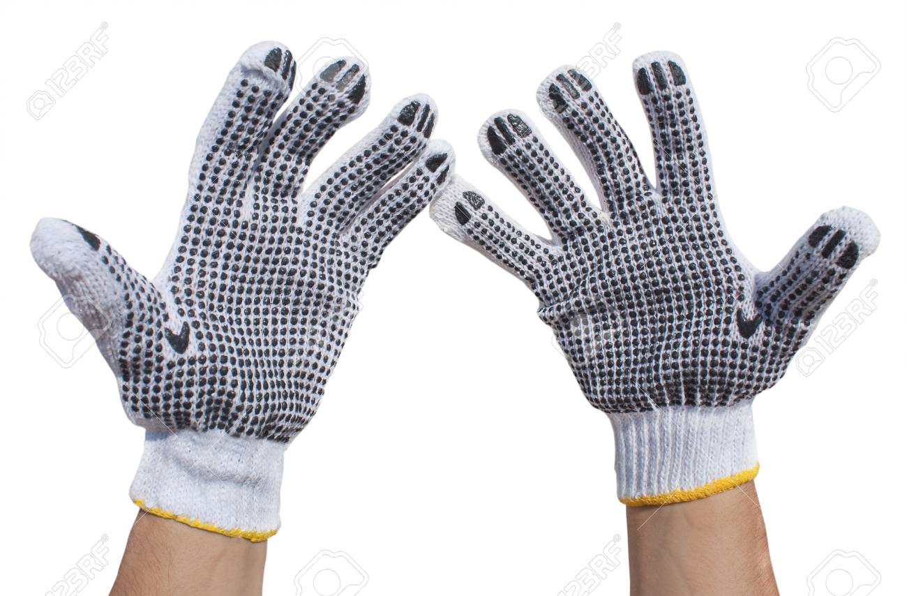 fabric hand gloves