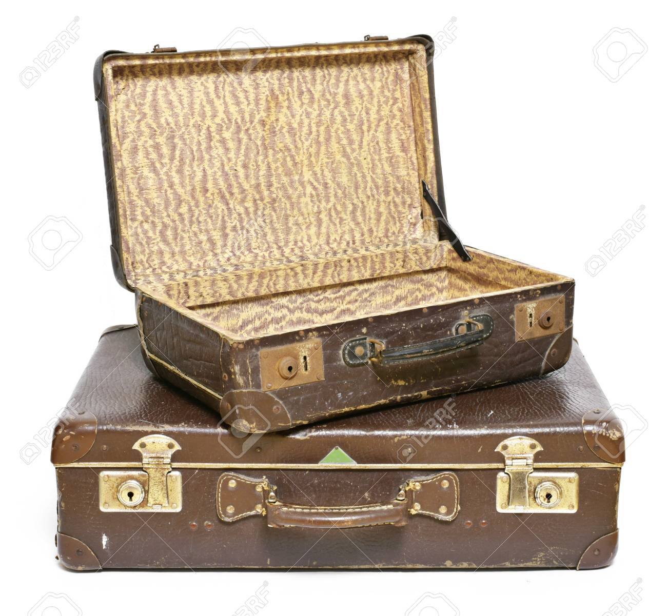 old suitcase travel item luggage or baggage vintage suitcase