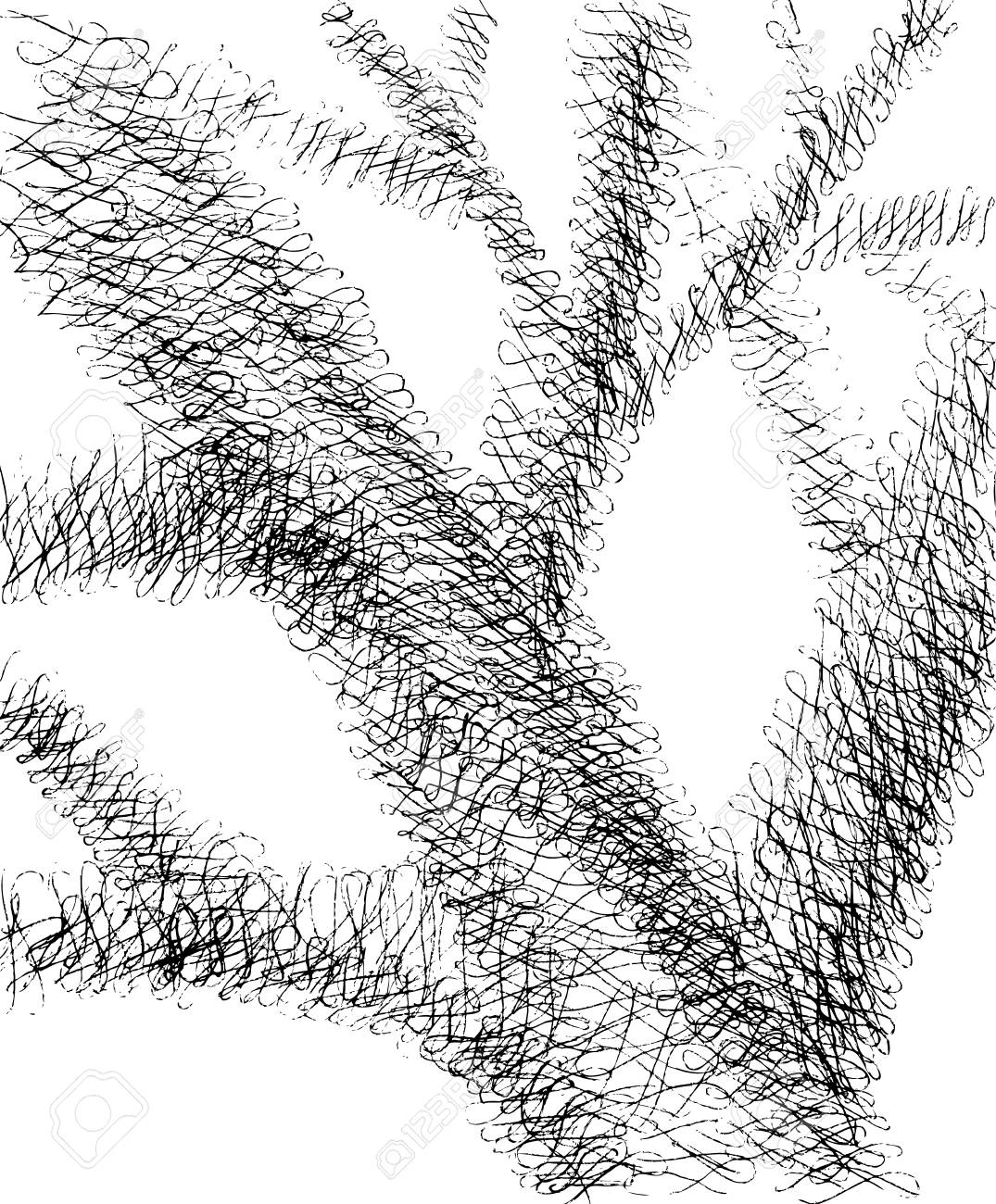 Stilisierter Abstrakter Baum Kunst Schwarz Weiss Illustration Okologie Natur Und Gartenthema Lizenzfrei Nutzbare Vektorgrafiken Clip Arts Illustrationen Image
