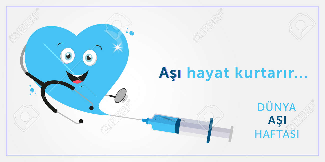Vaccination week, vaccine saves lives design. Translate: Vaccination week, vaccine save lives. Vector illustration. - 167062276 Vaccination week, vaccine saves lives design. Translate: Vaccination week, vaccine save lives. Vector illustration. - 167062276