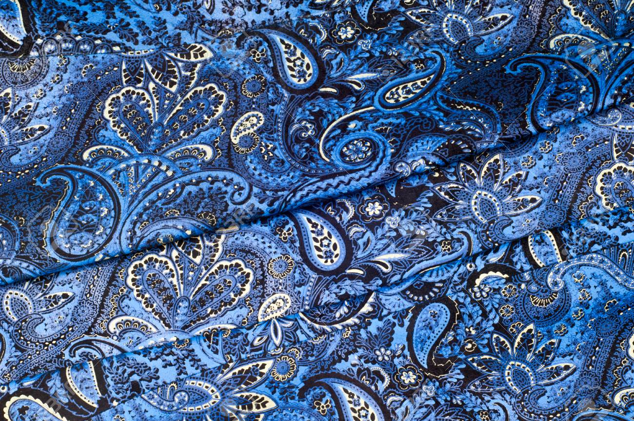 Paisley stoff fuer kleidung