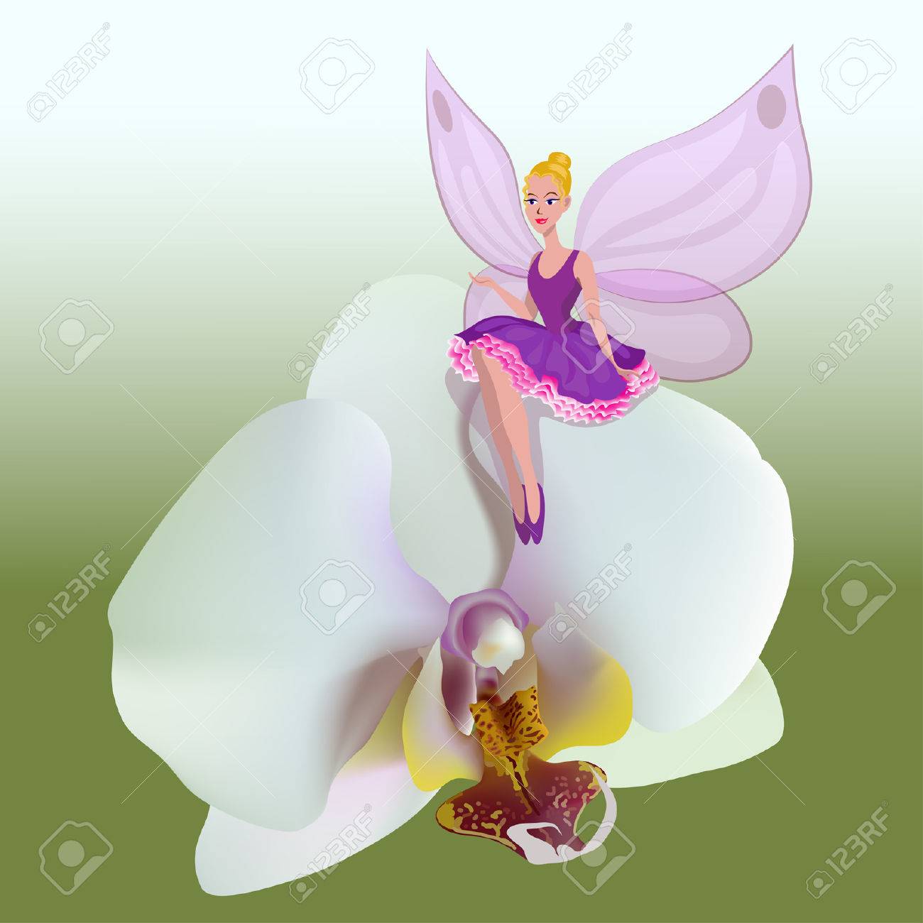 Resultado de imagen de hada de las orquideas