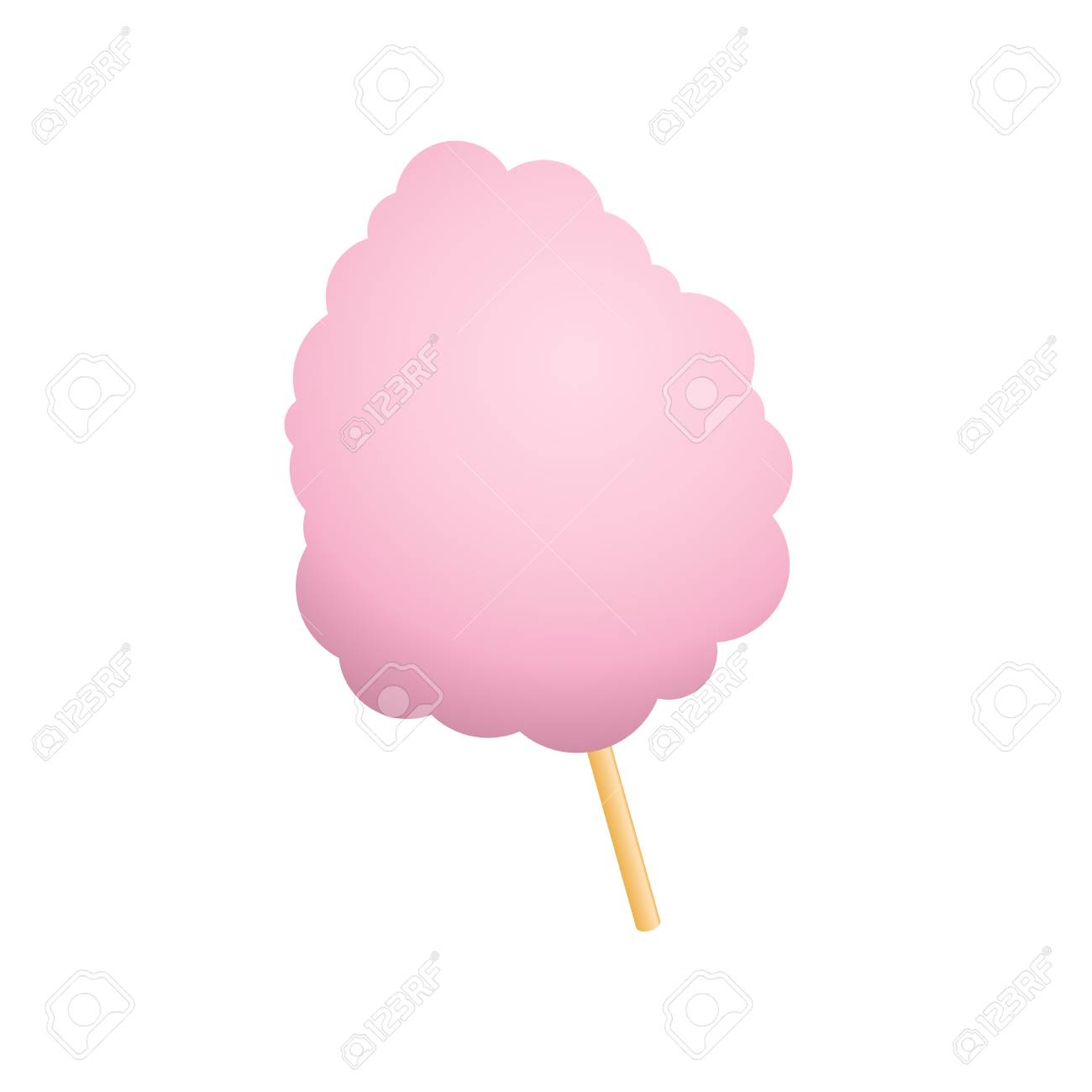 pix Cotton Candy Vector Art cotton candy vector illustration isolated on white background