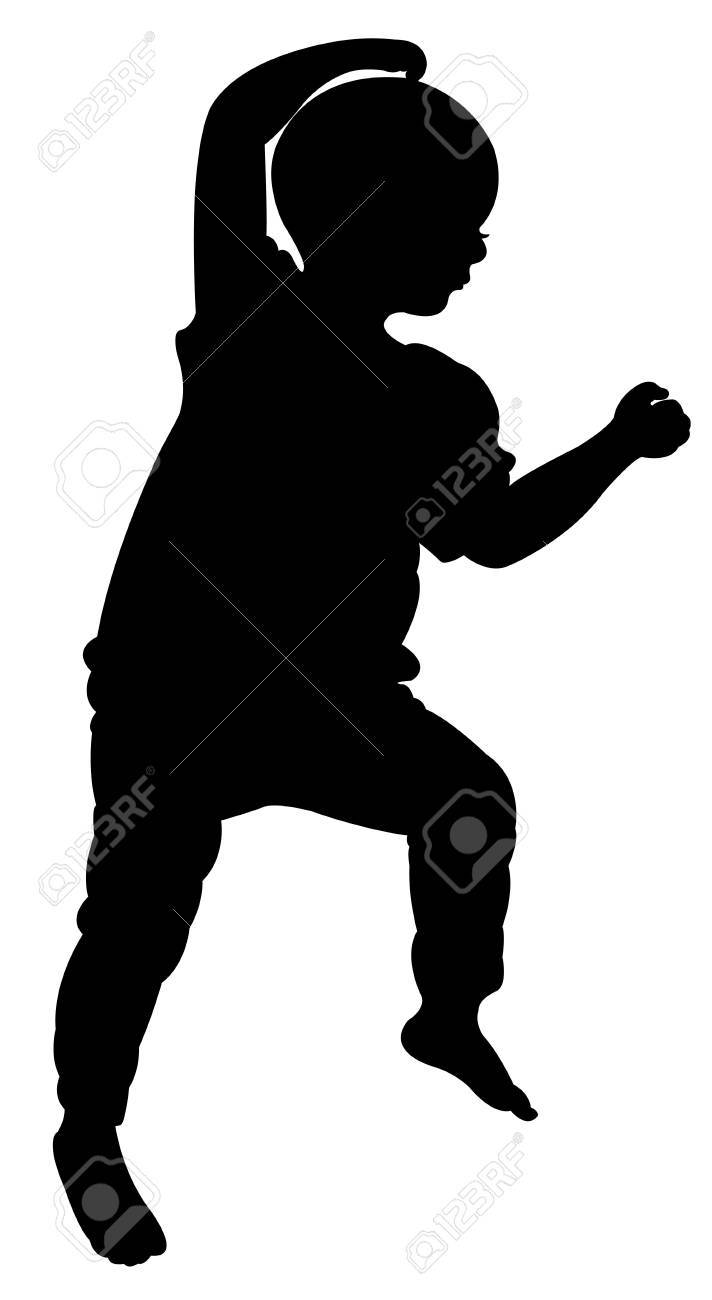 2 年半歳男の子寝て シルエットの図のイラスト素材 ベクタ Image 2 年半歳男の子寝て シルエットの図のイラスト素材 ベクタ Image