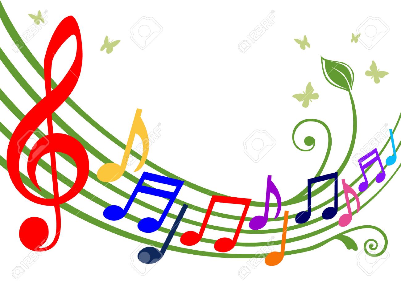 Colorful Musical Notes Royalty Free Cliparts Vectors And Stock Illustration Image 6568590