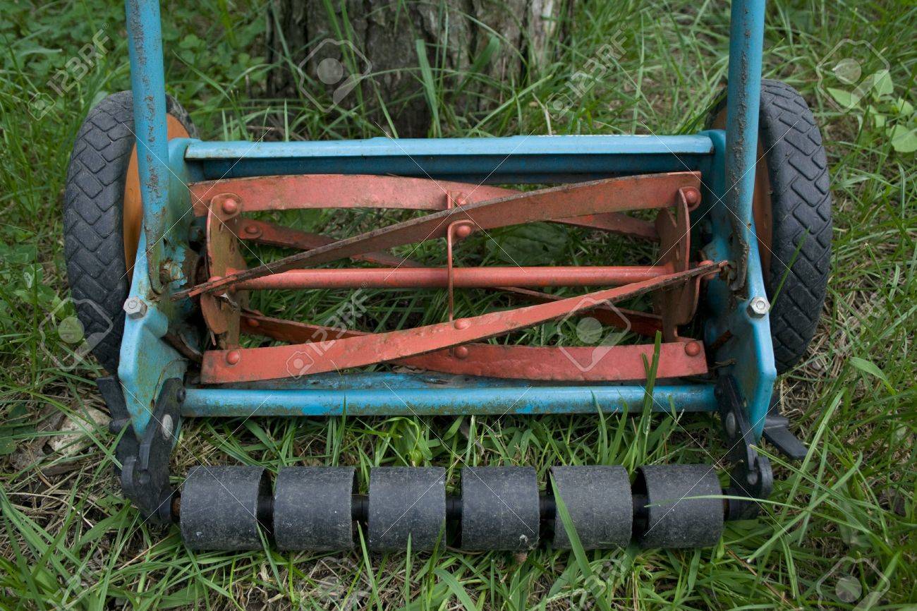 Part of manual lawnmower Stock Photo - 7813182