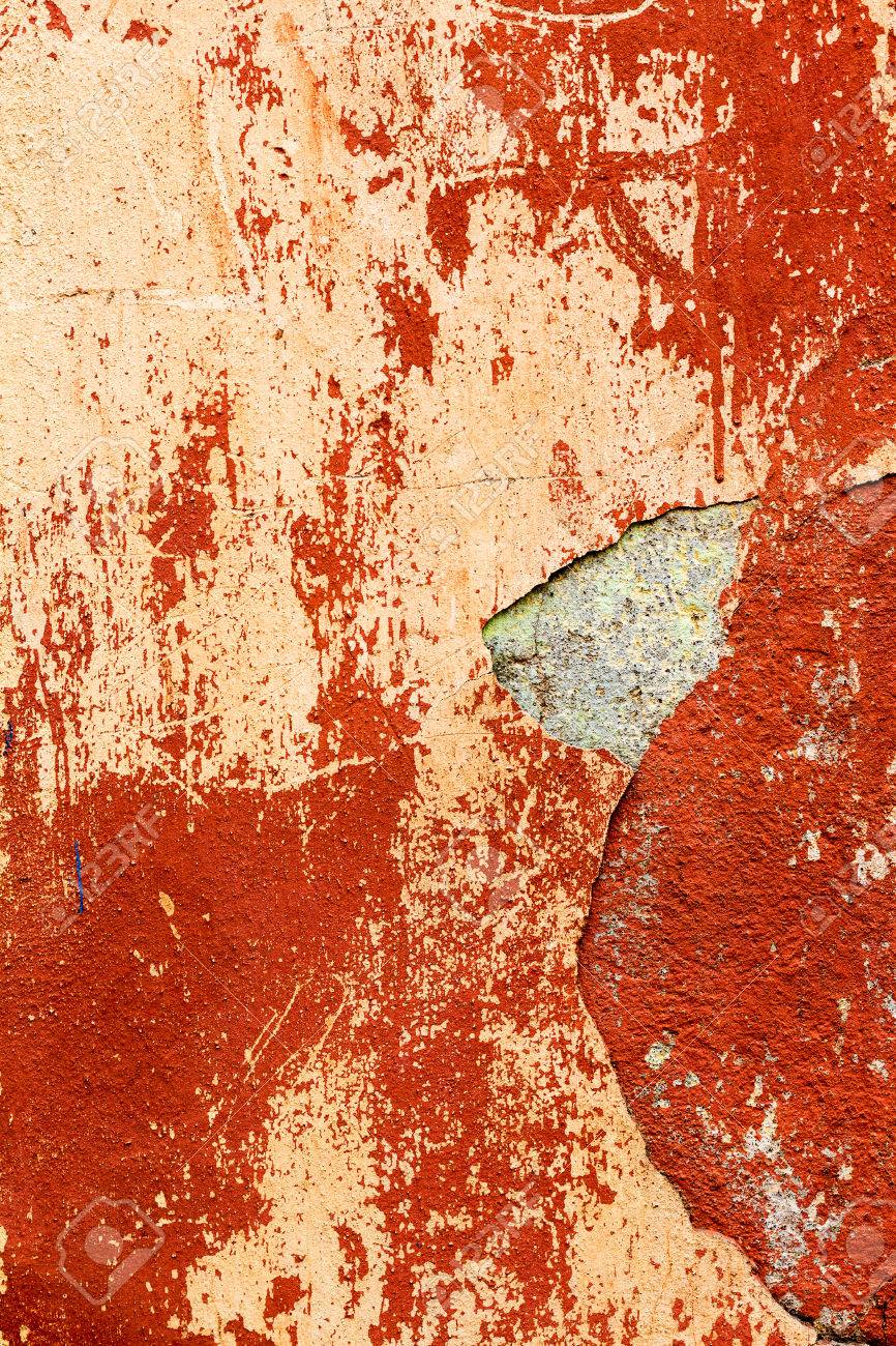 Fondo Creativo Vieja Pintura Naranja Pintura De La Pared De