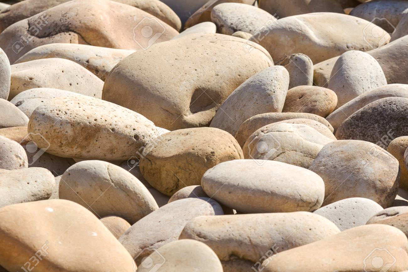 lot of stones close