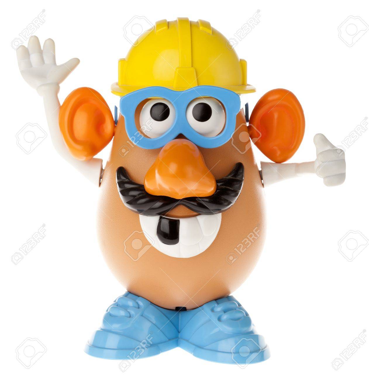 mr potato head with glasses and mustache