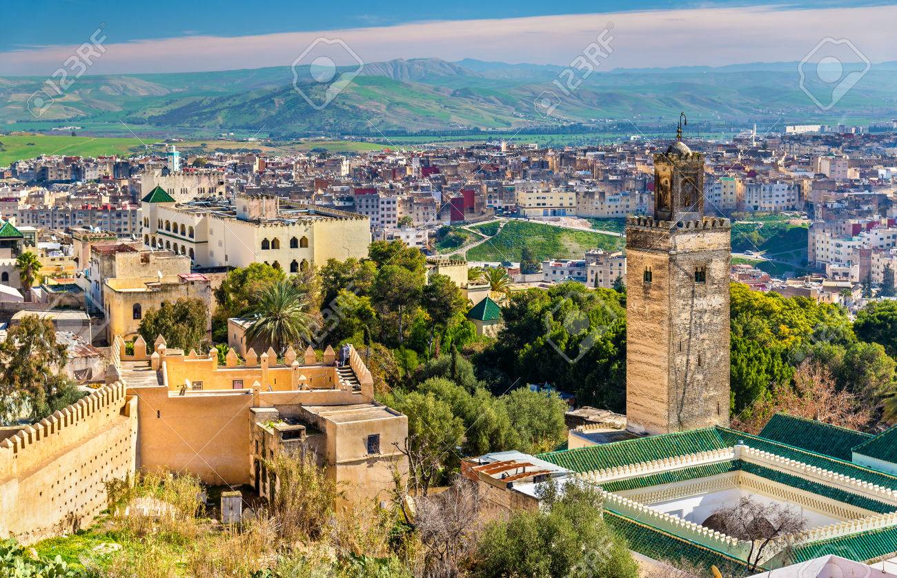 Mosque at Bab Guissa Gate in Fez, Morocco - 73948444 Mosque at Bab Guissa Gate in Fez, Morocco - 73948444