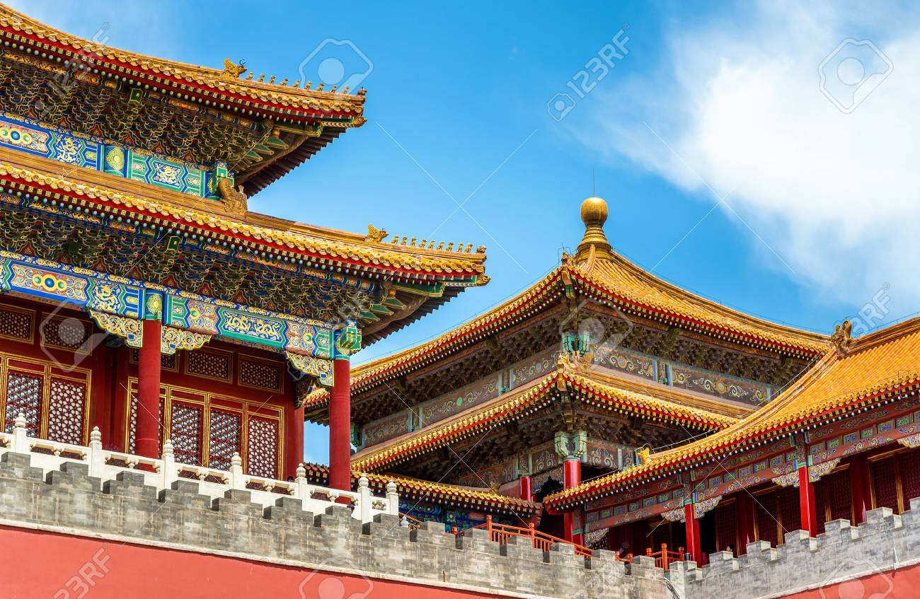 Meridian Gate of the Palace Museum or Forbidden City in Beijing, China - 84936313 Meridian Gate of the Palace Museum or Forbidden City in Beijing, China - 84936313