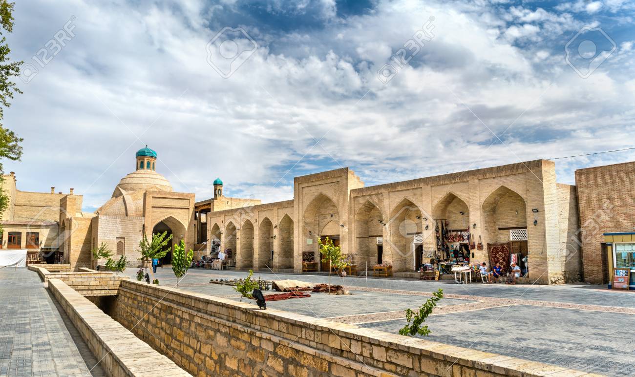 Ancient buildings in the old town of Bukhara, Uzbekistan - 87963068 Ancient buildings in the old town of Bukhara, Uzbekistan - 87963068