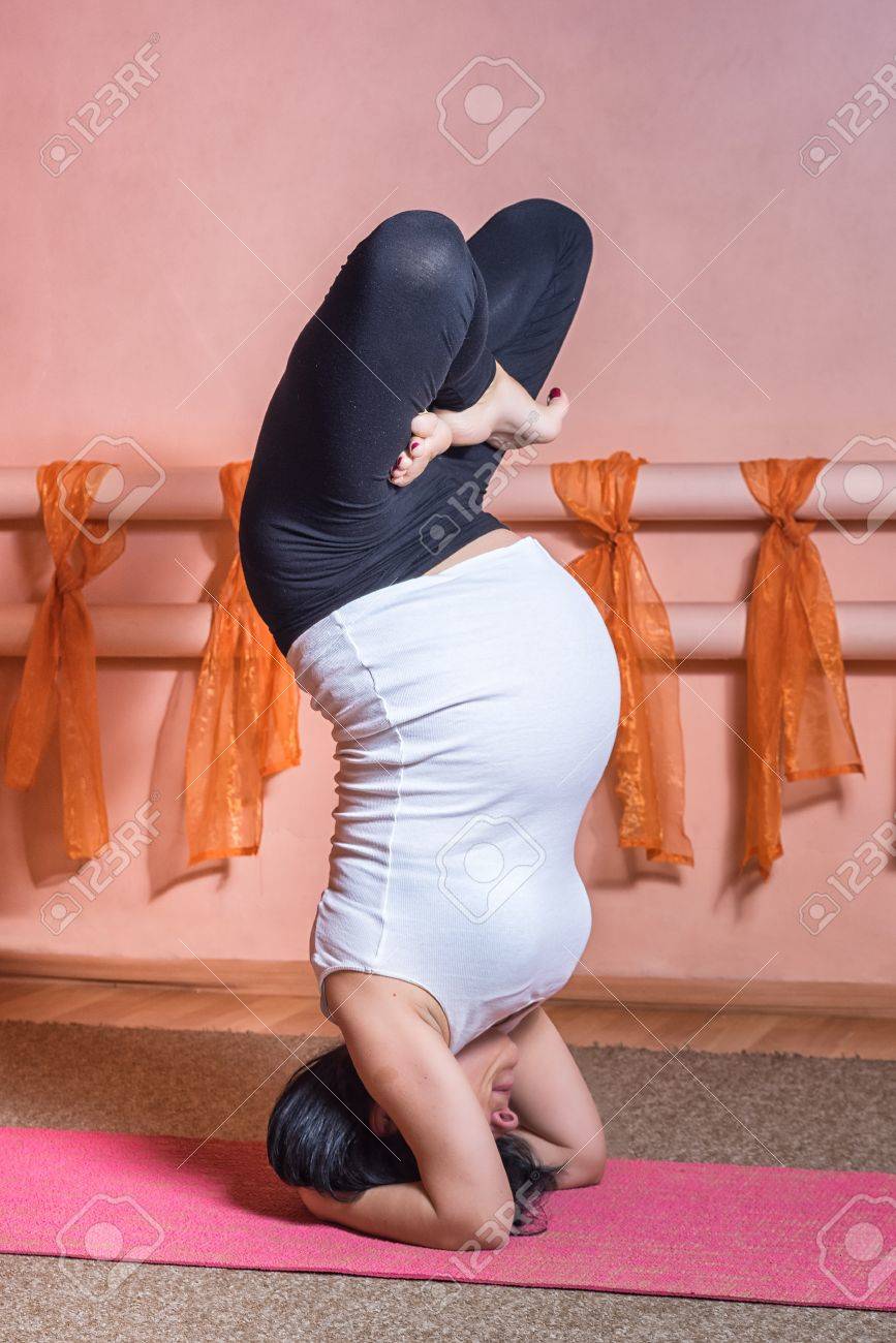 Pregnancy Yoga And Fitness Concept Healthy Maternity Lifestyle Stock Photo Picture And Royalty Free Image Image 85973000