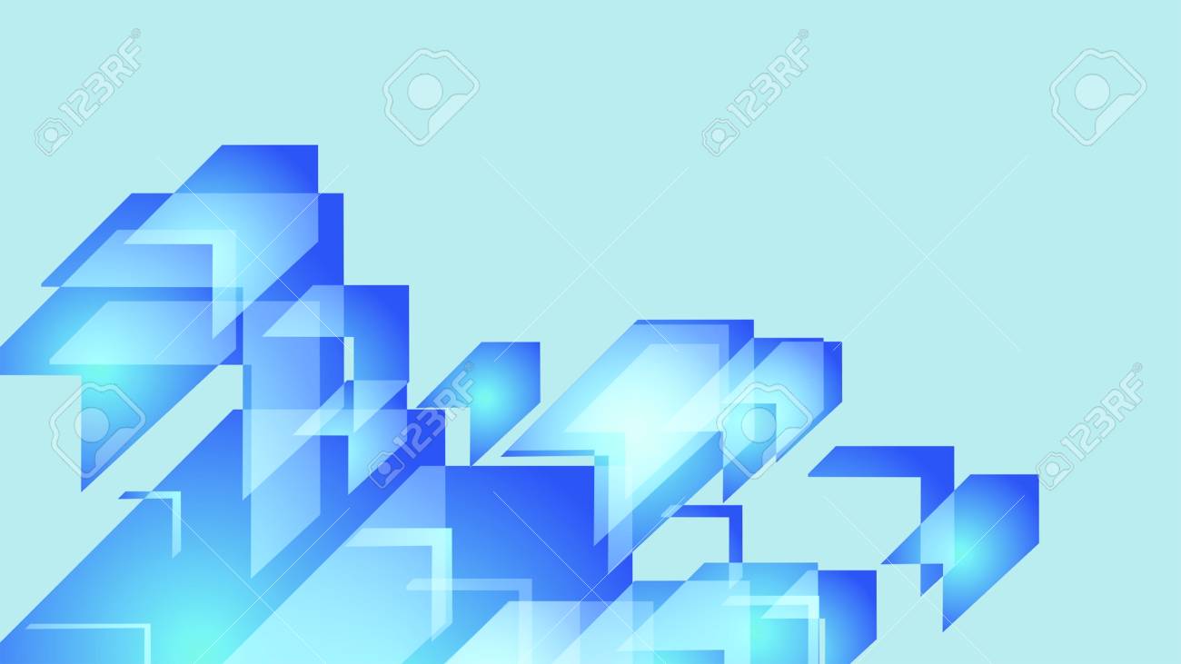 A Spectacular Background With Blue Arrows On A Light Blue