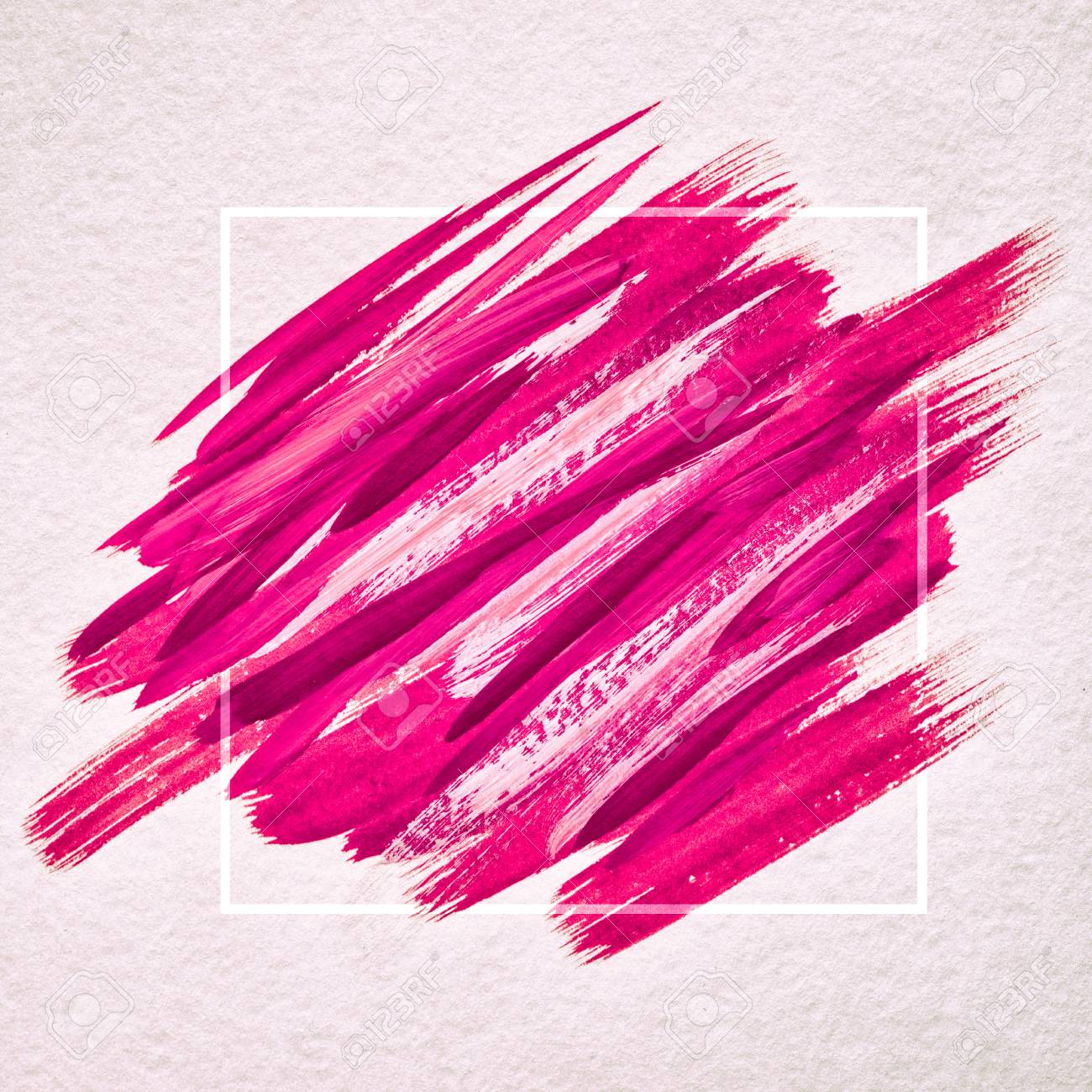 Art Logo Brush Painted Watercolor On Paper Abstract Background