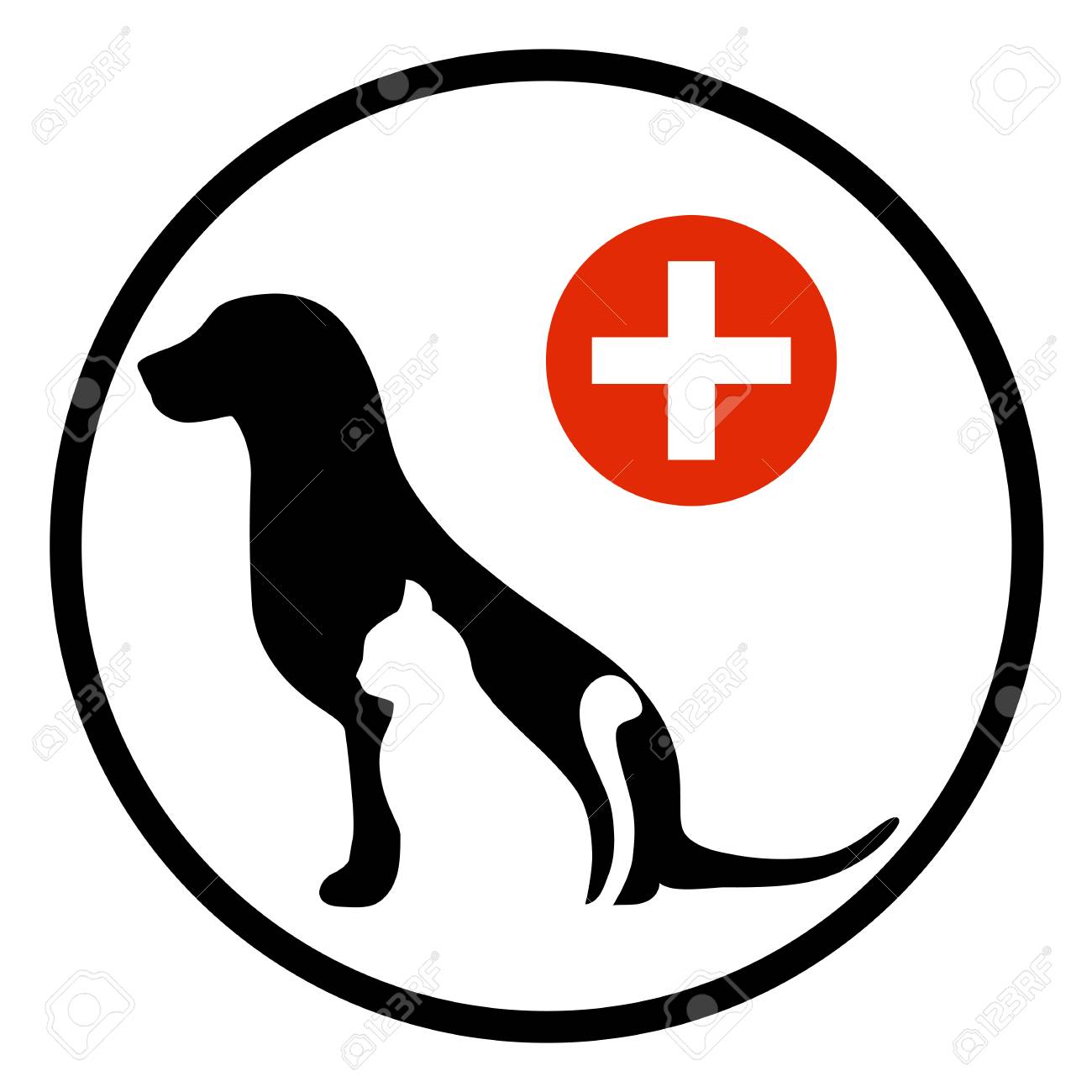 pet clinic logo with