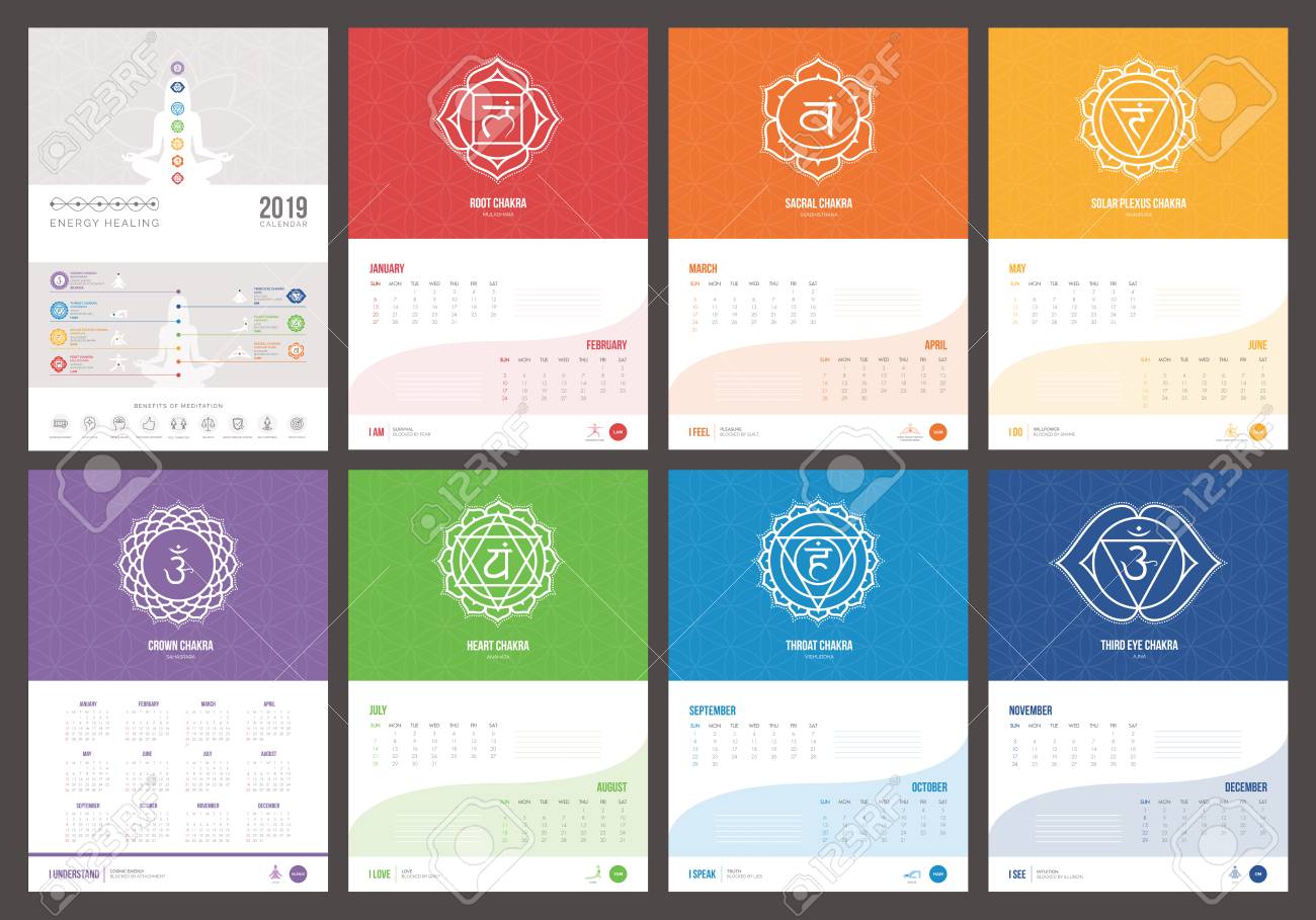 Self healing, meditation and chakras calendar 38 with yoga.. Self healing, meditation and chakras calendar 38 with yoga..