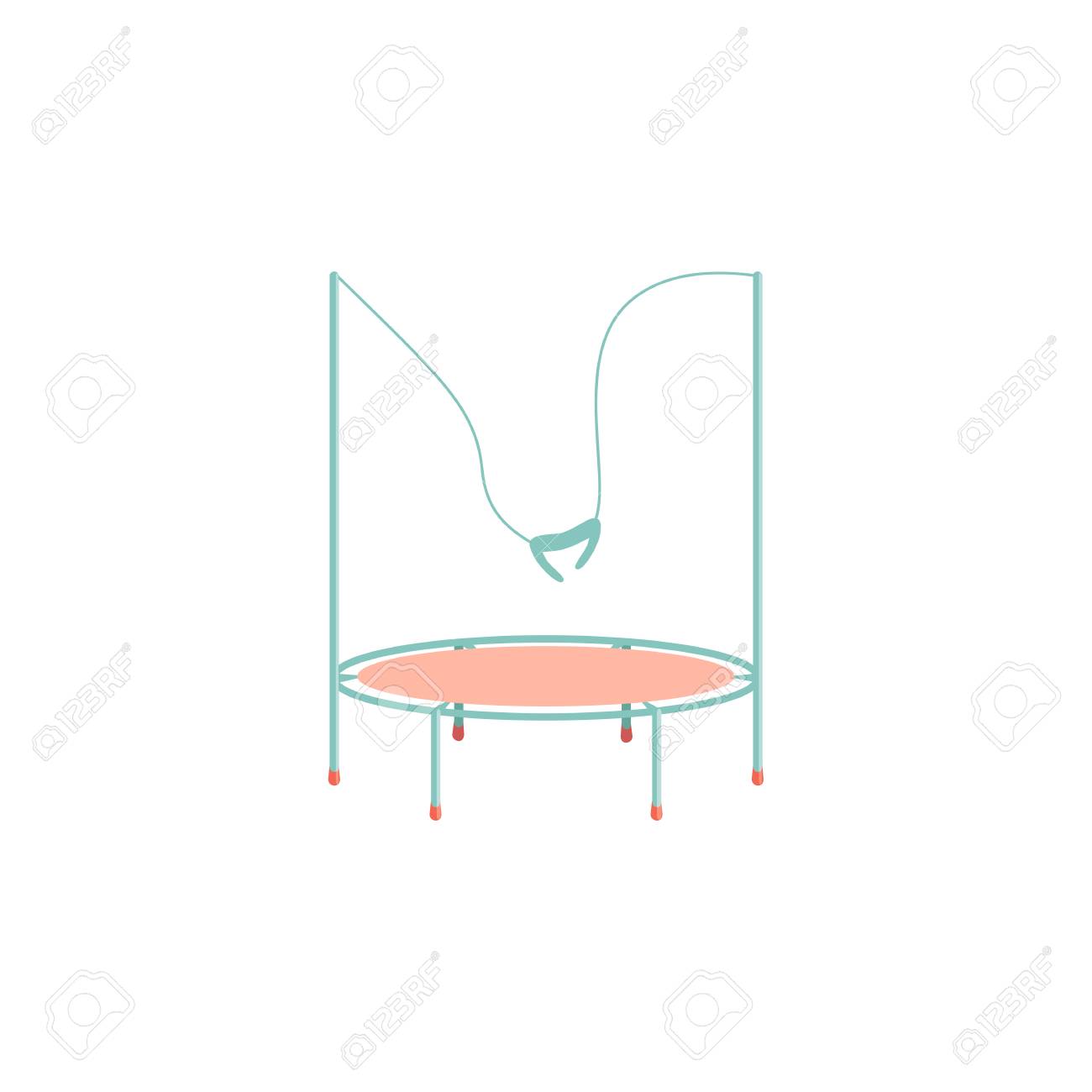 Cartoon trampoline icon. Kids playground. Isolated vector illustration - 101642277 Cartoon trampoline icon. Kids playground. Isolated vector illustration - 101642277