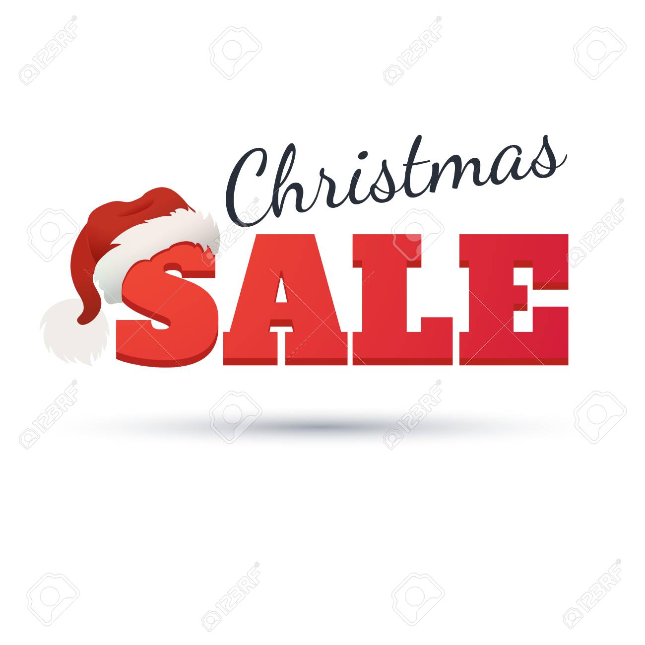 design template christmas sale text for promotion on white word for sale template