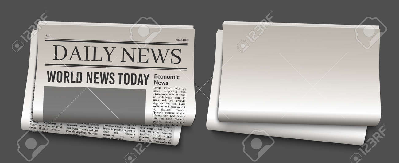 Newspaper headline template. News paper headline vector mockup. Tabloid journal simple background. Newsprint modern style - 169711225 Newspaper headline template. News paper headline vector mockup. Tabloid journal simple background. Newsprint modern style - 169711225