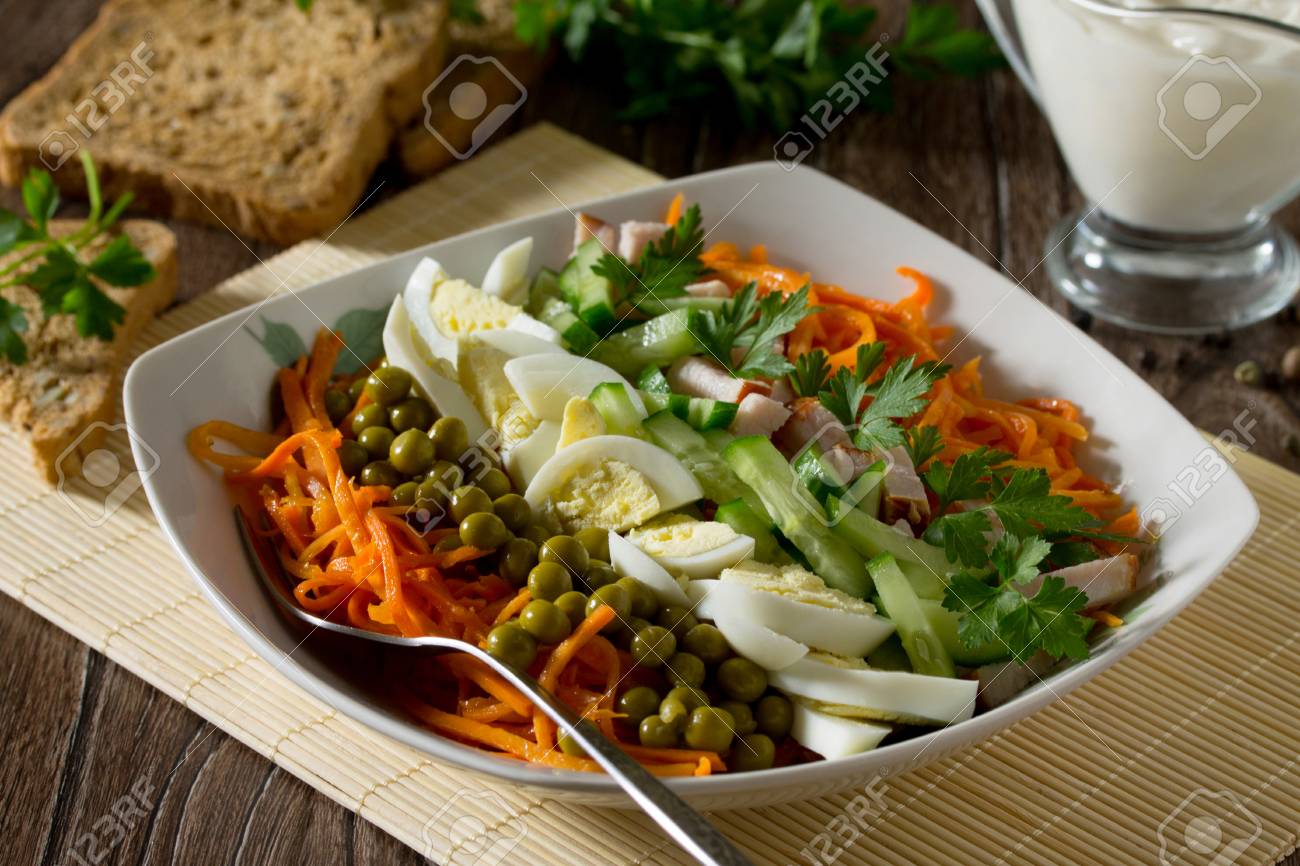 Cucumbers in Korean with carrots Cucumbers in Korean with carrots