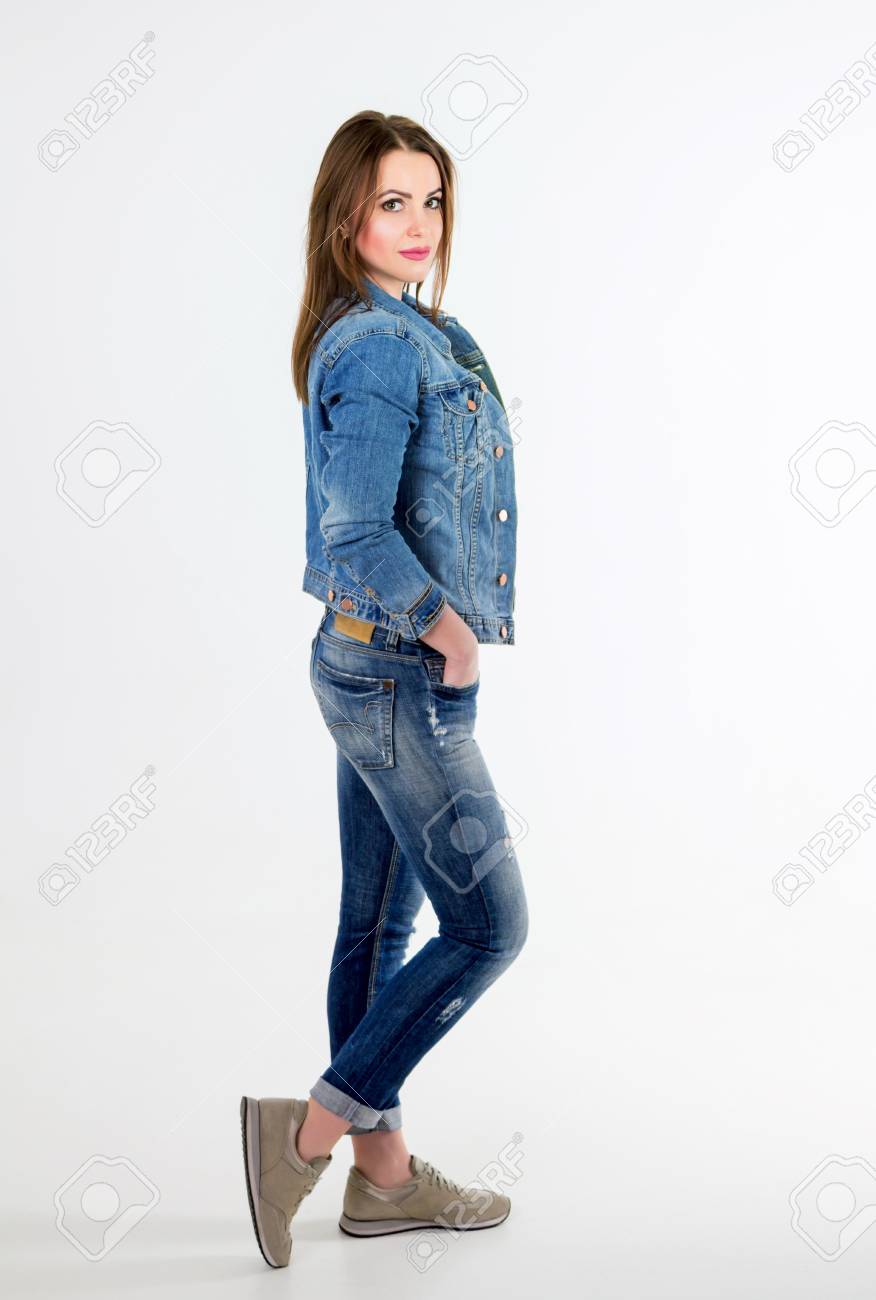 full length jean jacket