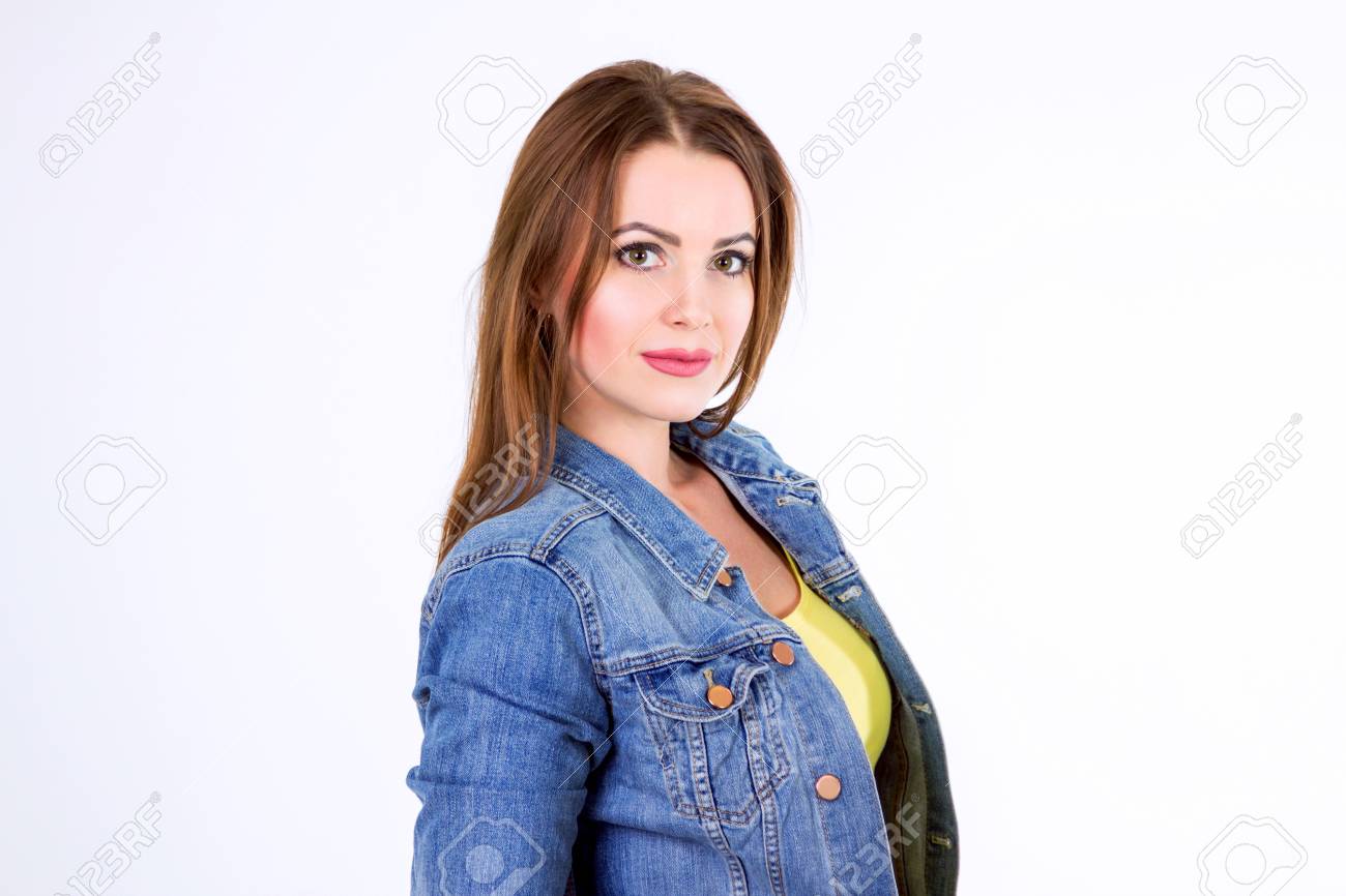 yellow top denim jacket