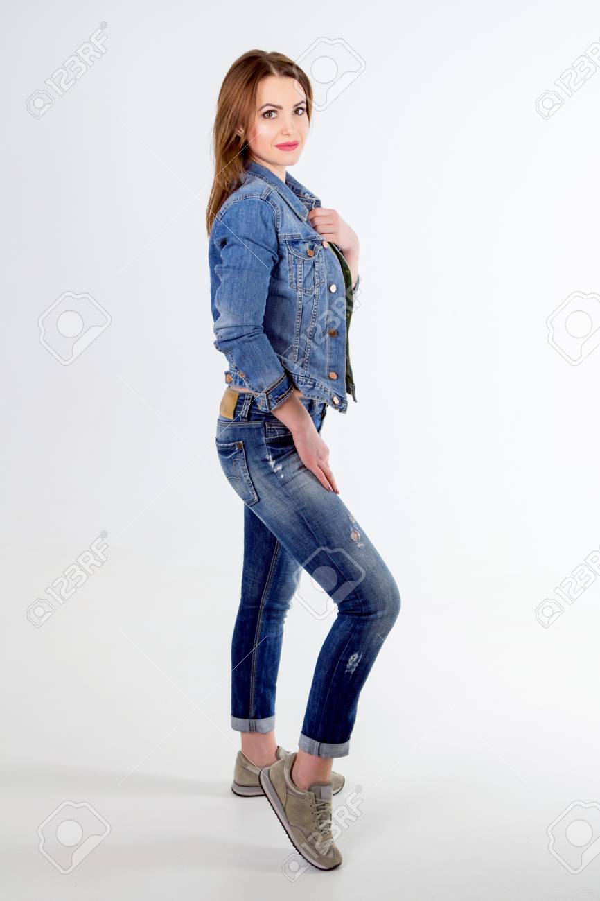 full length jean jacket