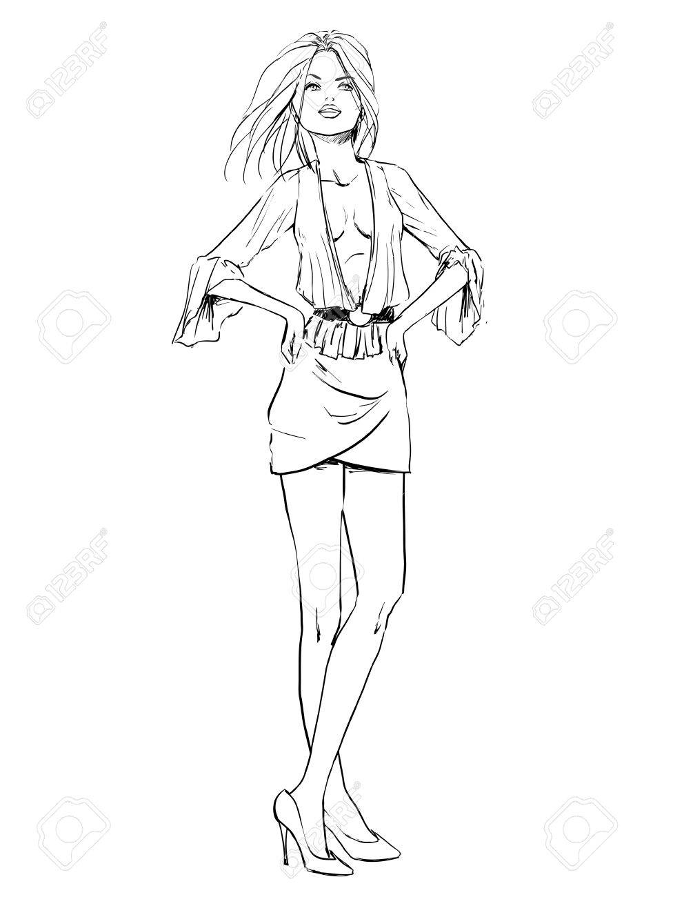 beautiful drawing dresses