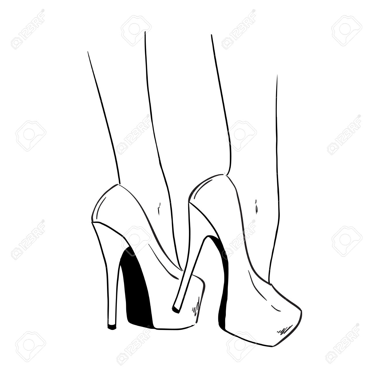 dessiner des talons