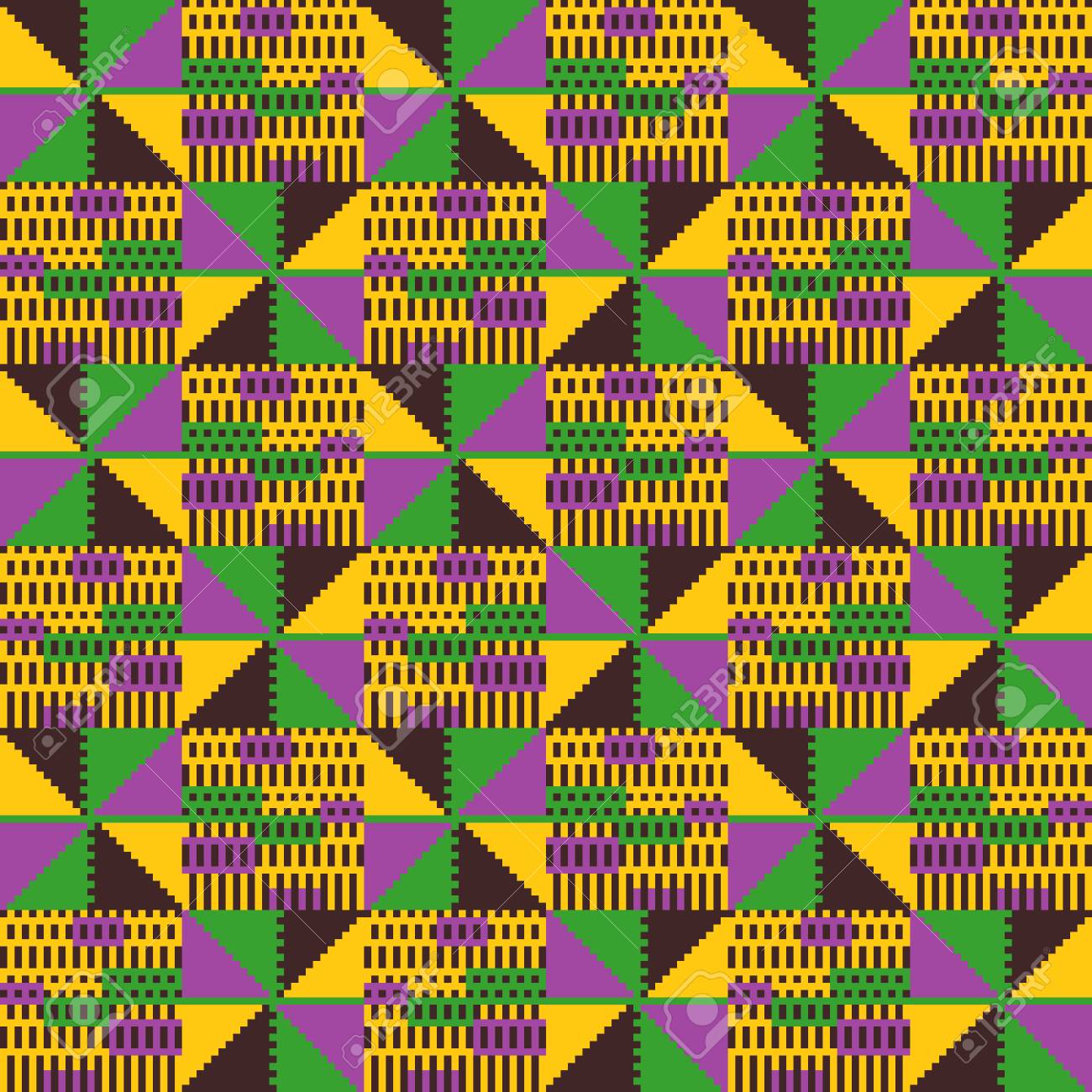african cloth pattern