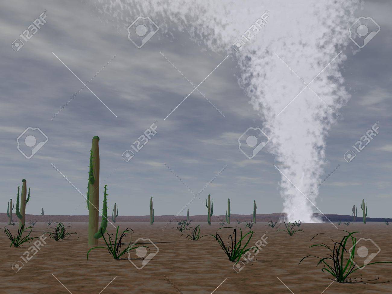 アリゾナ州の砂漠 曇り空の大竜巻 の写真素材 画像素材 Image アリゾナ州の砂漠 曇り空の大竜巻 の写真素材 画像素材 Image