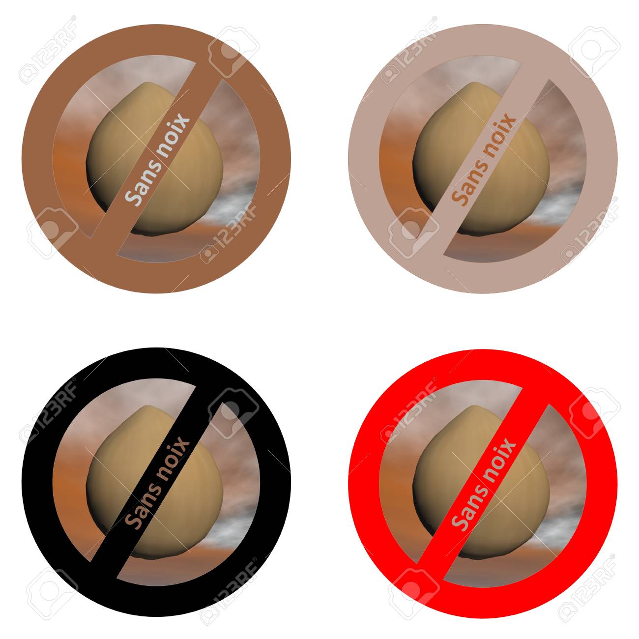 french stickers for nut