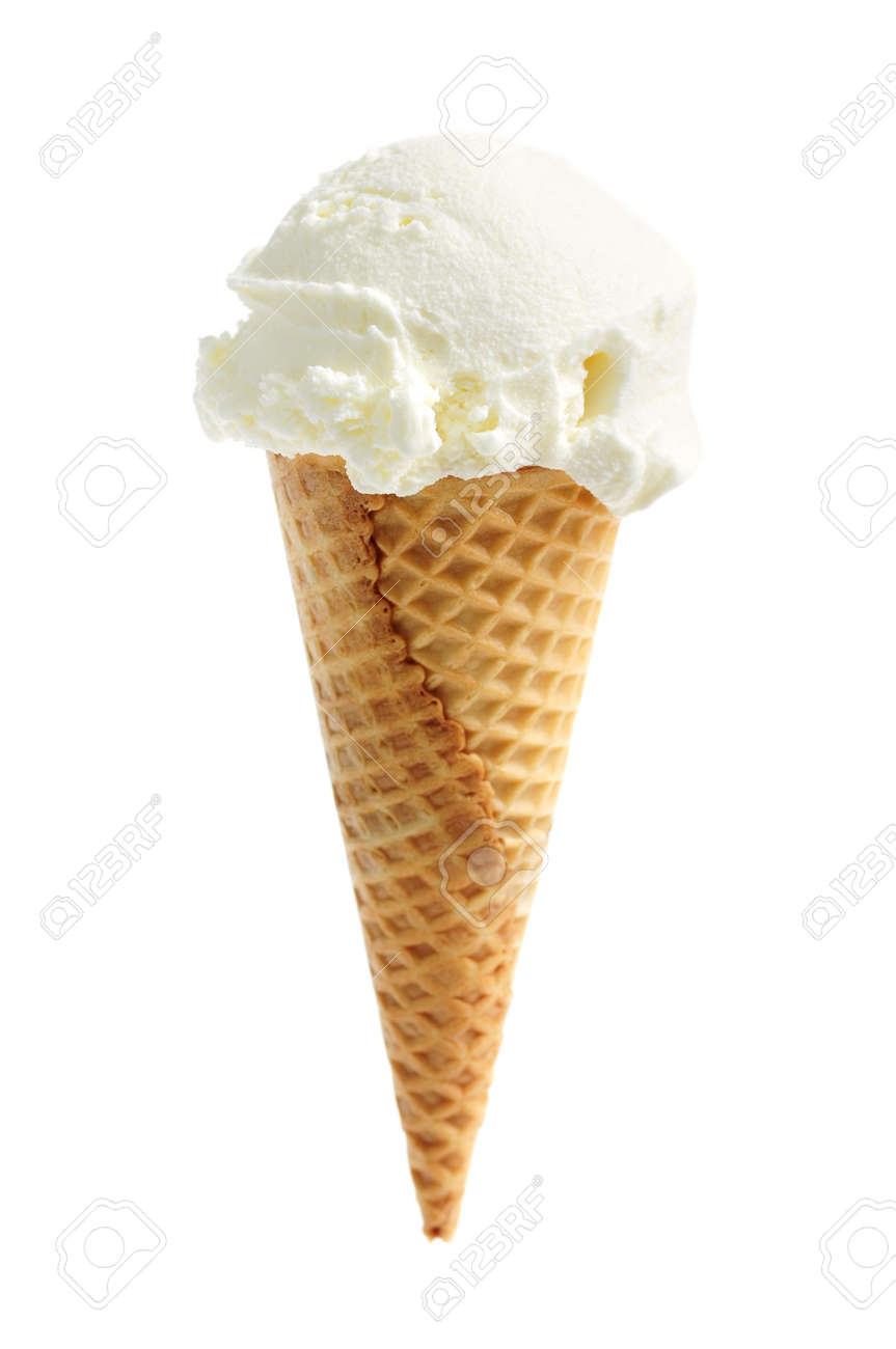 Vanilla Ice Cream Cone