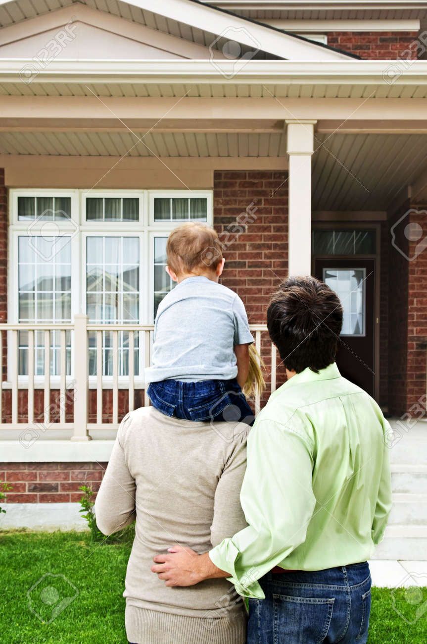 Young happy family shopping for new home - 5395771 Young happy family shopping for new home - 5395771