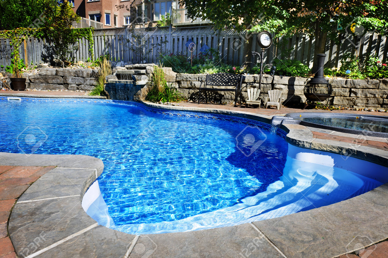 Backyard inground swimming pools